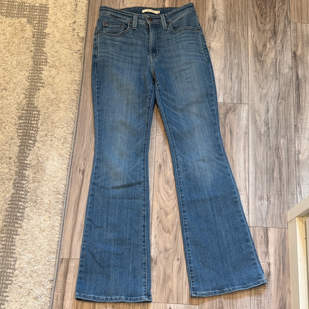 Levi 726 Flare Medium Wash Jeans